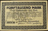 Sachsen - Chemnitz 5.000 Mark Moll-Werke AG -