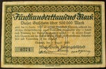 Sachsen - Chemnitz 500.000 Mark Moll-Werke AG -