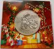 Kanada 20 Dollar 999,9er Silber, 8g / Weihnachtsmann / in Kapsel und Originalfolder -
