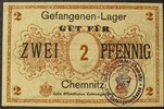 Sachsen - Chemnitz 2 Pfennig Gefangenen-Lager Chemnitz -