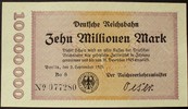 Deutsche Reichsbahn Berlin 10 Mio. Mark Deutsche Reichsbahn Berlin -