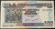Burundi 500 Francs P.45a / Serie BA -