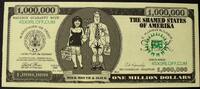 USA 1 Mio. Dollars Werbe- oder Scherzbanknote -
