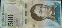 Venezuela 500 Bolivares P. 67 e -