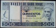 Kapverdische Inseln 500 Escudos P. 55 a / Serie D/4 392118 -