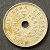 Südrhodesien 1/2 Penny S.8 / K-N / Gekrönte Rose -