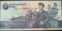 Korea Nord 5 Won P.50 / Aufdruck - 95. Geburtstag von Kim Il Sung -