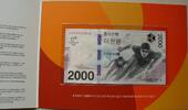 Korea Süd 2.000 Won P.58 / GBN / Winterolympiade 2018 im Original-Folder -