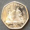 Gibraltar 50 Pence S.1155 / K-N / Elizabeth II. - Besitznahme von Gibraltar 1704 -