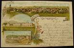 DR - Sachsen - Königsbrück Ansichtskarte gelaufen / Lithografie / Gruss aus Königsbrück -