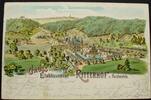 DR - Thüringen - Reichenfels Ansichtskarte gelaufen - 1900 / Litho / Gruss aus dem Etablissement zum Ritterhof in Reichenf. -
