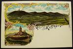DR - Sachsen - Grimma Ansichtskarte ungelaufen / Lithografie / Gruss vom Kyffhäuser -