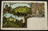 DR - Sachsen - Dresden - Cossebaude Ansichtskarte gelaufen 1900 / Litho / Cossebaude - Gruss von der Liebenecke -