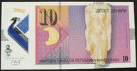 Mazedonien 10 Denari P.Neu / Polymer -