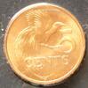 Trinidad und Tobago 5 Cents S.29 / Bro / Staatswappen - Paradiesvogel -