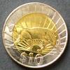 Uruguay 10 Pesos S.114 / BiMe / Staatswappen - Silberlöwe -