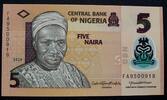 Nigeria 5 Naira P.Neu / Polymer -