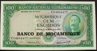 Mosambik 100 Escudos 27.3.1961 P.117 a unc 3,00 EUR  Excl. 8,00 EUR Verzending