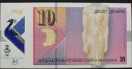 Nord Mazedonien 10 Denari P. 27 / Polymer -