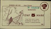 DDR - Hotels Zinnowitz 5 Mark Speisentalon -
