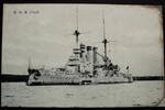DR - Kriegsschiff Ansichtskarte gelaufen / S. M. S. Elsaß -