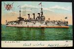 USA Ansichtskarte Ansichtskarte, gelaufen, Schiff U.S.S. New York -