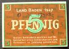 Baden 5 Pfennig Ros. 208 b / Serie C -