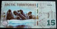 Arctic Territories 15 Polar Dollars Polymer -