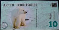 Arctic Territories 10 Polar Dollars Polymer -