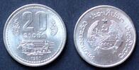 Laos 20 Att 1980 S .20 / Al / Staatswappen - Pfl&uuml;gender Bauer mit Wasser... 4,80 EUR  Excl. 8,00 EUR Verzending