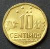 Peru 10 Centimos 2000 S.104 / Me / Staatswappen - V&ouml;gel als Flachrelief ... 1,50 EUR  Excl. 8,00 EUR Verzending