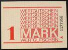 DDR - Gef&auml;ngnisgeld 1 Mark bis 30.6.1990 Wertgutschein / Serie A I 8,00 EUR  Excl. 10,00 EUR Verzending
