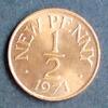 Guernsey 1/2 New Penny 1971 S. 17 / Bro / Wappensiegel - Wertangabe Stgl 5,00 EUR  Excl. 10,00 EUR Verzending