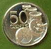 Trinidad und Tobago 50 Cents S.32 / K-N / Staatswappen - Stahltrommeln -