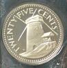Barbados 25 Cents S.5 / K-N / Staatswappen - Zuckermühle -