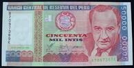 Peru 50.000 Intis 28.6.1988 P. 142 kfr 2,50 EUR  plus 6,00 EUR verzending
