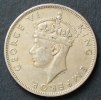 Südrhodesien 1/2 Crown S.19 b / K-N / Georg VI. - Staatswappen -