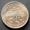 Jersey 25 Pence S.43 / K-N / Elizabeth II. - Mont Orgueil Castle mit dem Hafen von Gorey -