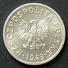 Polen 50 Groszy S.36 a / Al / Wappenadler ohne Krone -