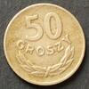 Polen 50 Groszy S.36 / K-N / Wappenadler ohne Krone -