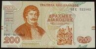Griechenland 200 Drachmai P. 204 a -