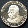 Niger 1.000 Francs S.6 / 900er Silber, 20g / Staatspräsident Diori Hamani - Staatswappen -