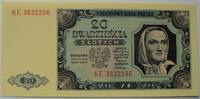 Polen 20 Zloty P. 137 a / Serie KE -