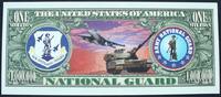 USA 1 Mio. Dollars Gedenkbanknote, National Guard -