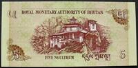 Bhutan 5 Ngultrum P. 28 a -