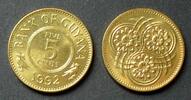 Guyana 5 Cents S.32 / N-Me / Lotusblume -
