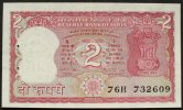 Indien 2 Rupees ND(1984-85) P. 53A a / Sign.83 kfr 3,50 EUR incl. BTW., plus 6,00 EUR verzending