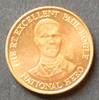 Jamaika 10 Cents S.126 / St, K galv. / Staatswappen - Paul Bogle -