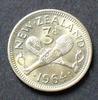 Neuseeland 3 Pence S.25 / K-N / Elizabeth II. - Kriegskeulen -