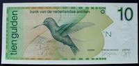 Niederländische Antillen 10 Gulden P. 23 c / Serie 2054124036 -